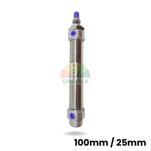 Pneumatic cylinder for lift CDM2B25-100 with 100mm stroke and 25mm diameter