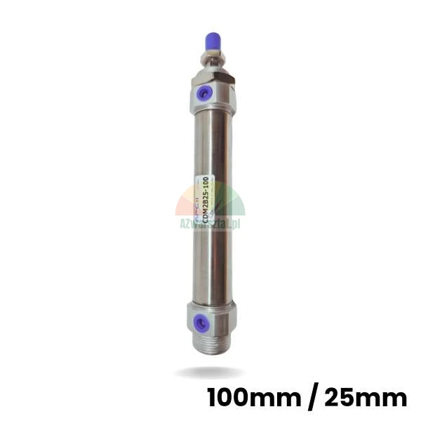 Pneumatic cylinder for lift CDM2B25-100 with 100mm stroke and 25mm diameter