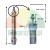 Pneumatic cylinder CDM2B25-100 with dimensions