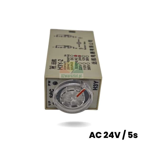 H3Y-2 AC 24V 5s time relay, 8 PIN with adjustment dial