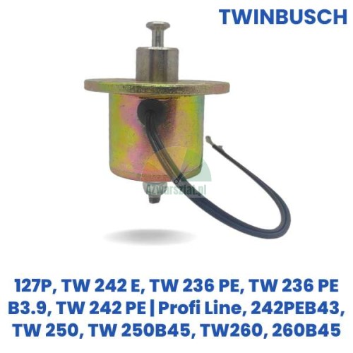 Twin Busch replacement lift electromagnet DC24 for models 127P, TW 242 E, TW 236 PE, TW 250, TW 260
