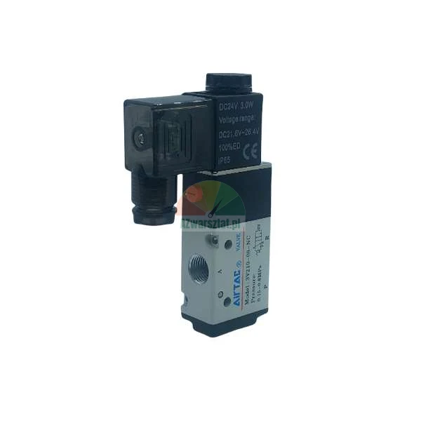 AirTAC 3V210-08-NC 3/2-way pneumatic solenoid valve, DC24V, NC type