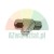 Metal T-shaped compression fitting for tubing on a white background.