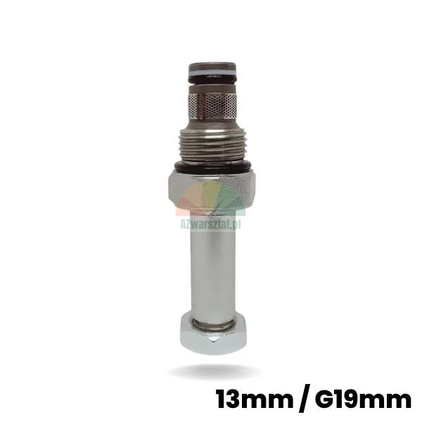 Metal lowering valve for solenoid coil with dimensions 13mm / G19mm