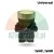 White universal lift push button switch with 1xNO and 1xNC contacts