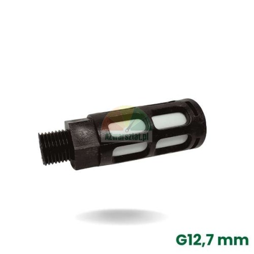 Large plastic muffler with 12.7 mm thread