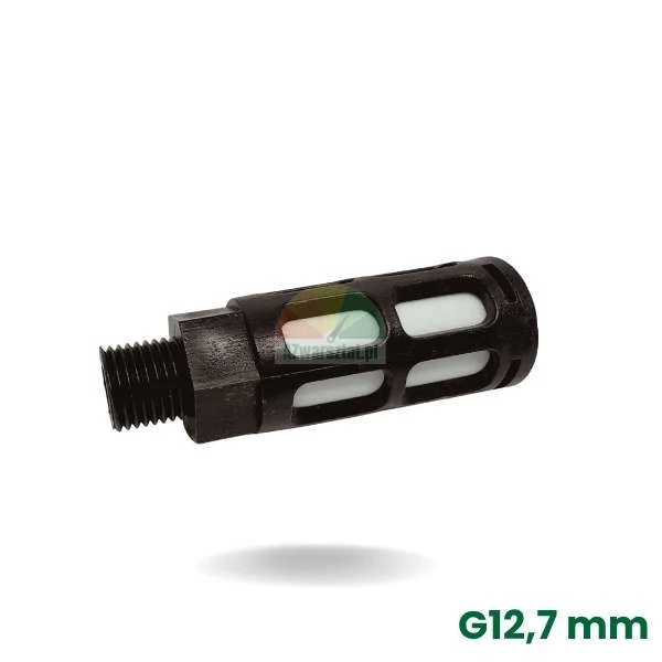 Large plastic muffler with 12.7 mm thread