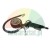 Digital tire inflator gun with pressure gauge and hose