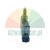 Limit switch with roller plunger in metal housing, side view