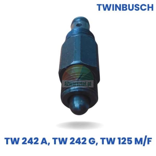 Black lowering valve replacement for Twin Busch lifts TW 242 A, TW 242 G, TW 125 M/F