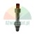 Industrial hydraulic valve component with a red knurled adjustment cap.