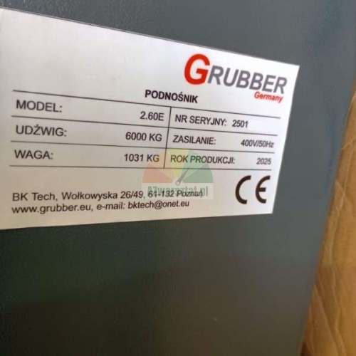 Steel lift cable for Grubber 2.60E