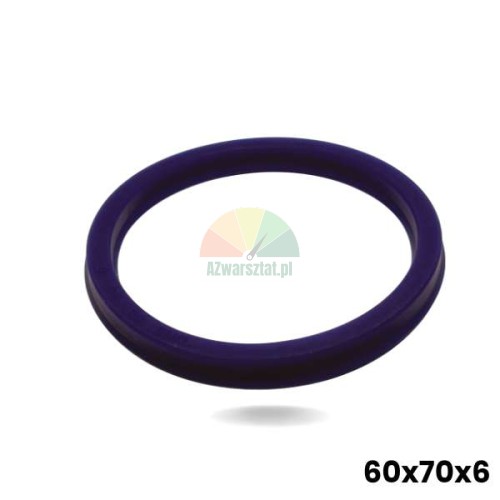 Blue lift cylinder seal with dimensions 60x70x6 mm
