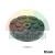 Round black car lift rubber pad 12cm diameter with a single center hole and non-slip surface.