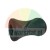 Black rubber bow roller for boat trailer with hourglass shape.