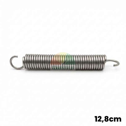 Steel tension spring for tire changer machine, 12.8 cm length
