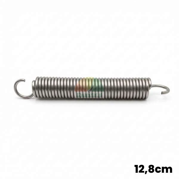 Steel tension spring for tire changer machine, 12.8 cm length