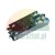 Relay socket with screw terminals, black housing.