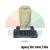 CHNT JSZ6-2 time delay relay 8-pin 24V DC 10s mounted on a DIN rail socket base