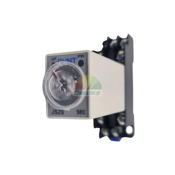 CHINT JSZ6 time delay relay with a transparent adjustment dial for seconds