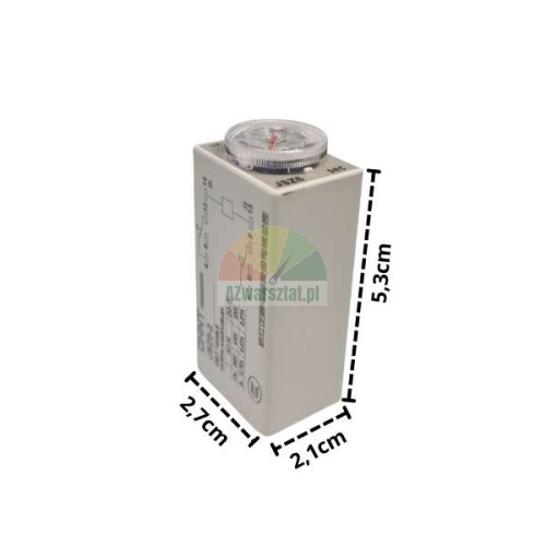 AC 220V 10s 8 PIN time relay with dimensions