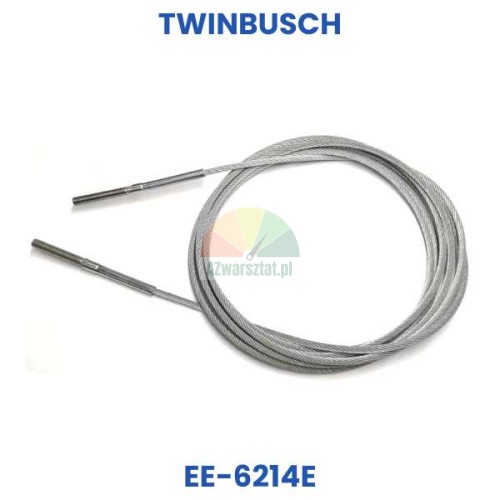 Steel synchronization cable replacement for Twin Busch EE-6214E lift
