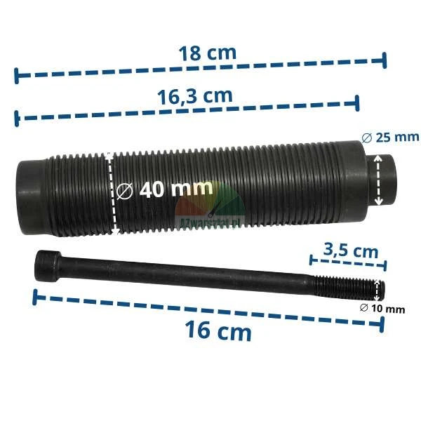 Balancer shaft 40mm (18cm) with mounting bolt