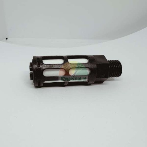 Plastic muffler for Twin Busch TWX-400 air distributor