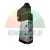 Pneumatic solenoid valve DC24V with black coil and silver body.