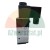 Pneumatic solenoid valve with a black coil and silver aluminum body on a white background.