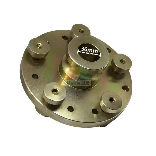 Universal 36mm quick release flange for centerless wheel balancer