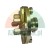 Brass mounting adapter with movable cams and adjustment bolts.