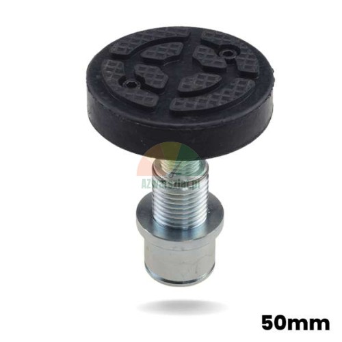 Car lift foot with rubber pad for 50 mm hole