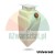 White plastic hydraulic oil tank 45.5 cm high with a red cap