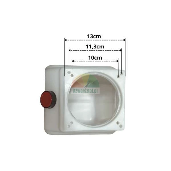 45.5 cm hydraulic oil tank with opening dimensions