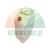 White plastic water tank with a wide top opening and a red side cap.