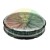 Aluminum piston with two rubber gaskets.