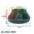 Black rubber cone with dimensions: height 3.3 cm, base diameter 8 cm, top diameter 5.2 cm and inner hole 36 mm, code W-STOZ-0007