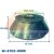 Metal centering cone for wheel balancer model W-STOZ-0009 with specified dimensions: base 13.7 cm, top 93.5 mm, inner hole 36 mm, and height 40 mm.