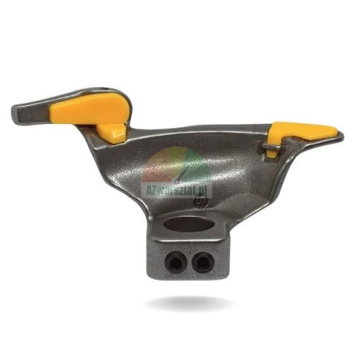 Steel mounting head ATH-Heinl M32, M52, M72 with yellow plastic inserts
