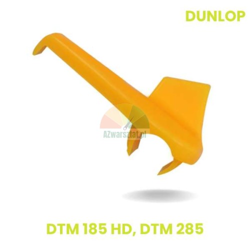 Yellow plastic mounting head protector for Dunlop DTM 185HD and DTM 285 tire changers