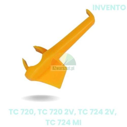 Yellow mounting head cover for Invento tire changers TC 720, TC 720 2V, TC 724 2V, TC 724 MI