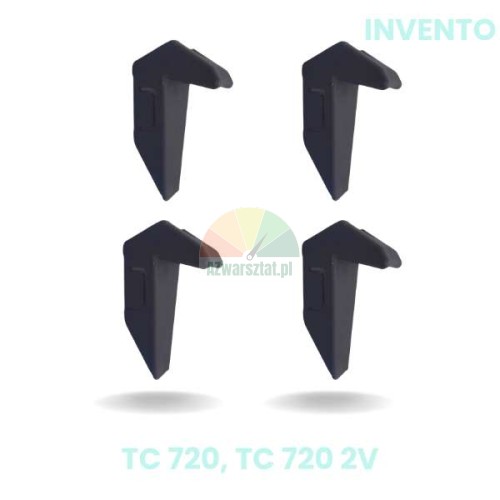 Set of 4 plastic jaw protectors for Invento TC 720 and TC 720 2V mounting table clamps
