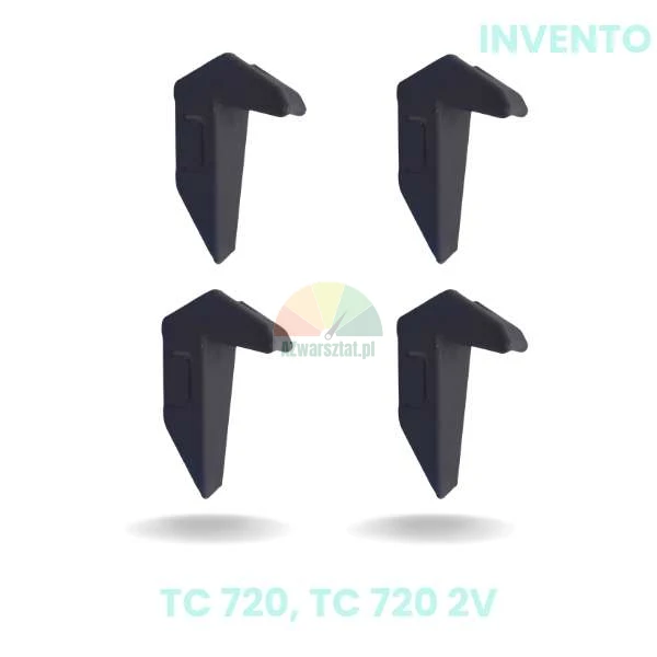 Set of 4 plastic jaw protectors for Invento TC 720 and TC 720 2V mounting table clamps
