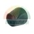 Black rubber conical cap on a white background