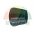 Black tapered spacer or cone-shaped bushing on a white background.