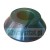 Black conical rubber or plastic component with a central hole