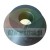 Black industrial centering cone with a central hole for wheel balancing equipment.