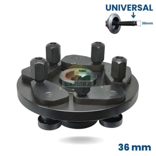 Universal 36mm quick clamping adapter for wheel balancers and closed-center wheels