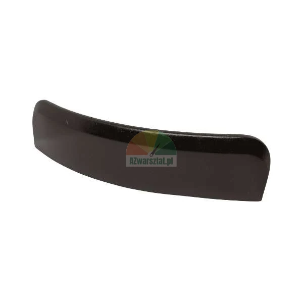 Modern black curved edge pull furniture handle